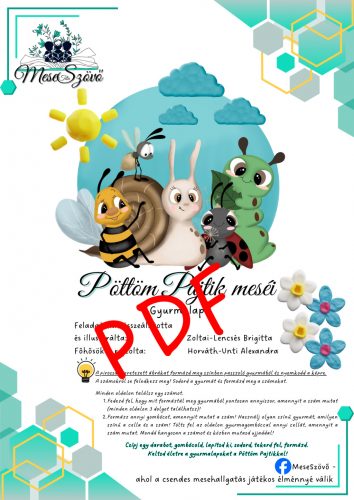 Pöttöm Pajtik gyurmalap - PDF